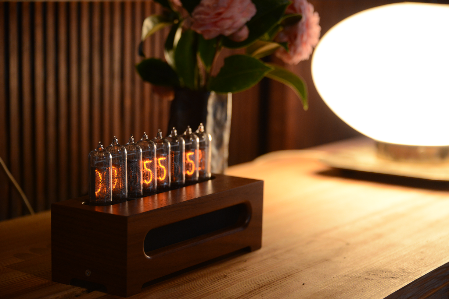 modern nixie display